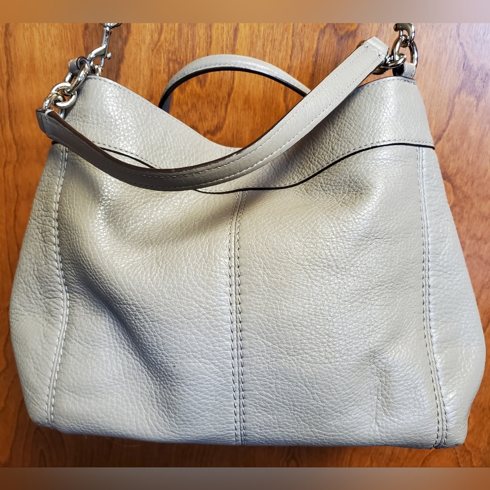 COACH Lexy shoulder bag in refined natural pebble leather - Picture 3 of 10
